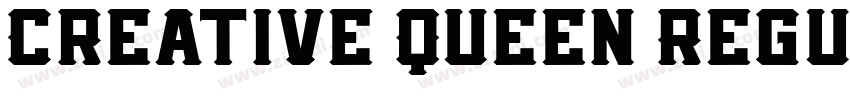 Creative Queen Regul字体转换